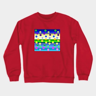 The Clown's Sunday Best Pattern Crewneck Sweatshirt